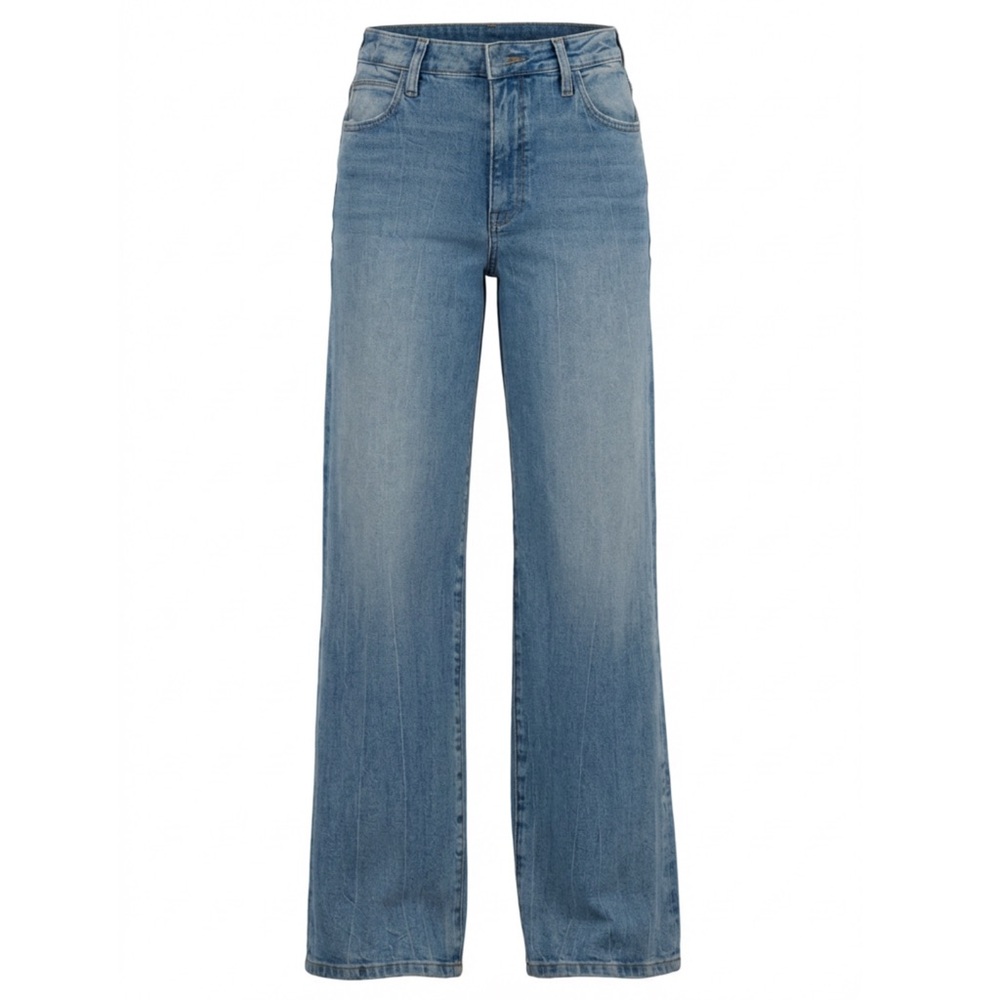 KUT FROM THE KLOTH • Sienna High Rise Wide Leg Efficiency With Medium Base Wash